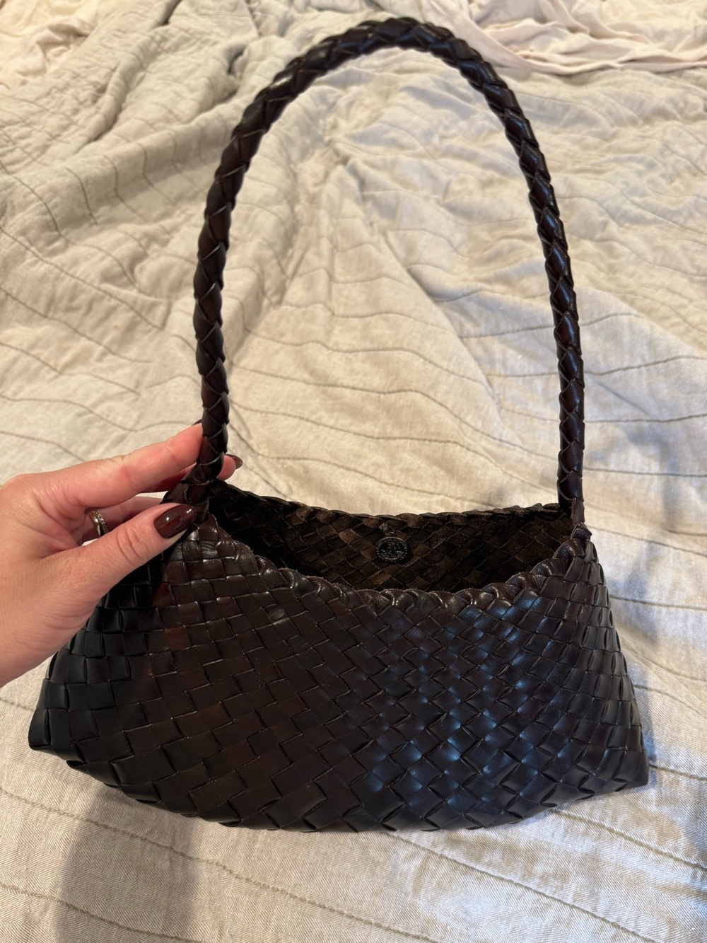 Dragon Diffusion Rosanna Shoulder Bag in Dark Brown